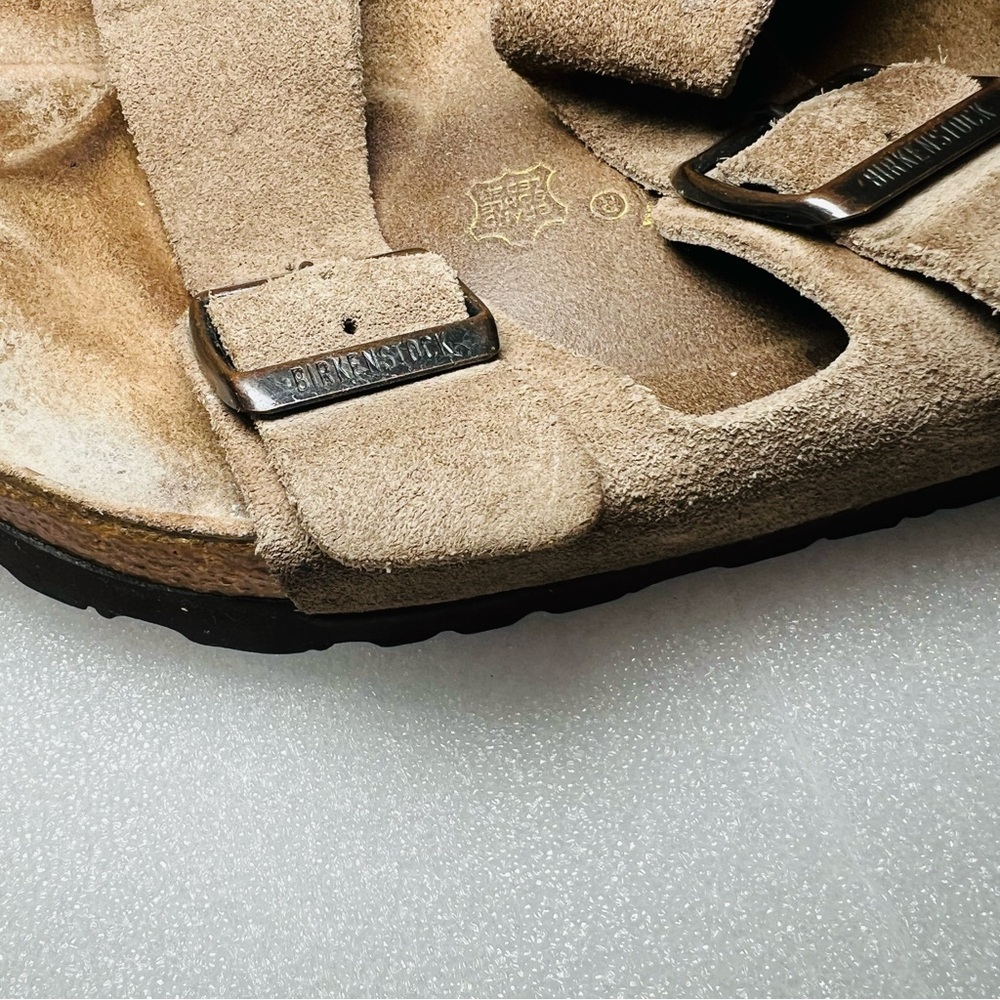 BIRKENSTOCK Arizona suede sandals 43 - Picture 7 of 9